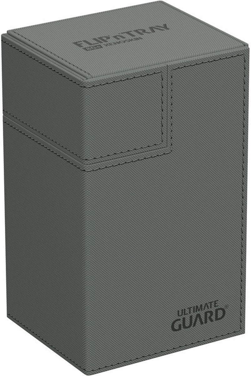 Ultimate guard flip'n'tray 80+ xenoskin - cajas de tarjetas grises