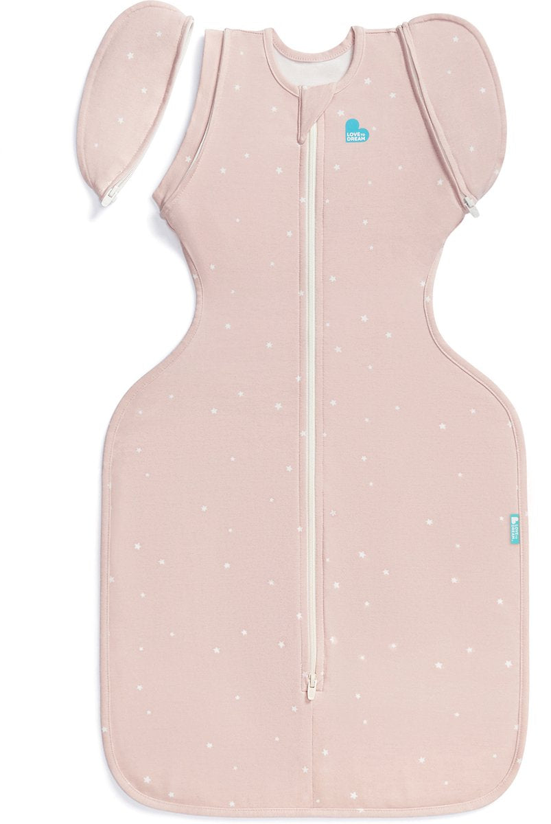 Love to dream ™ baby sleeping bag swaddle up™ - reducing swaddling - baby 6-9 months - 8.5-11 kg - all season - powder pink