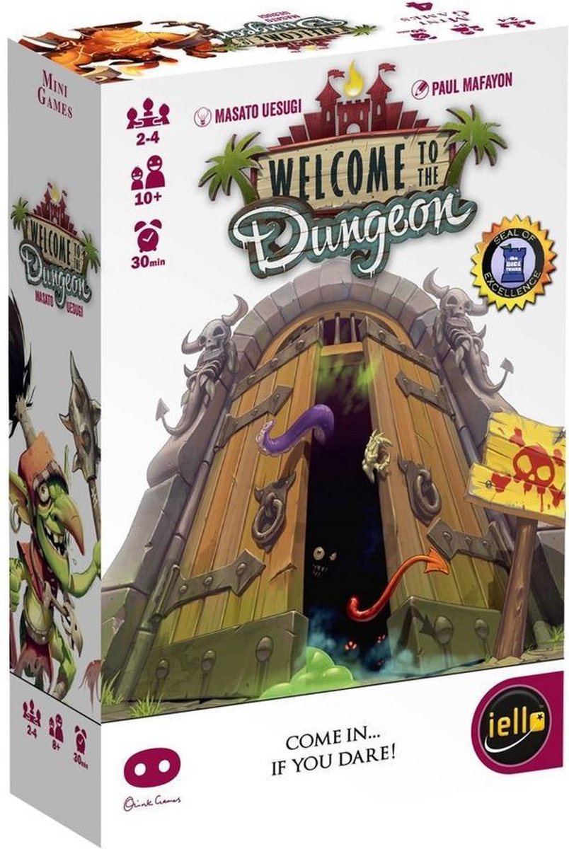 Gioco da tavolo Asmodee, benvenuto nel dungeon: avventuroso gioco di carte per 2-4 giocatori.