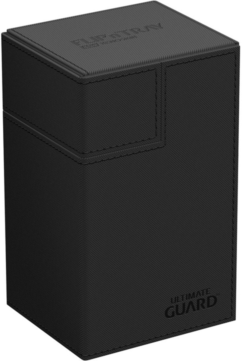 Ultimate guard flip`n`tray 80+ xenoskin monocolore nero