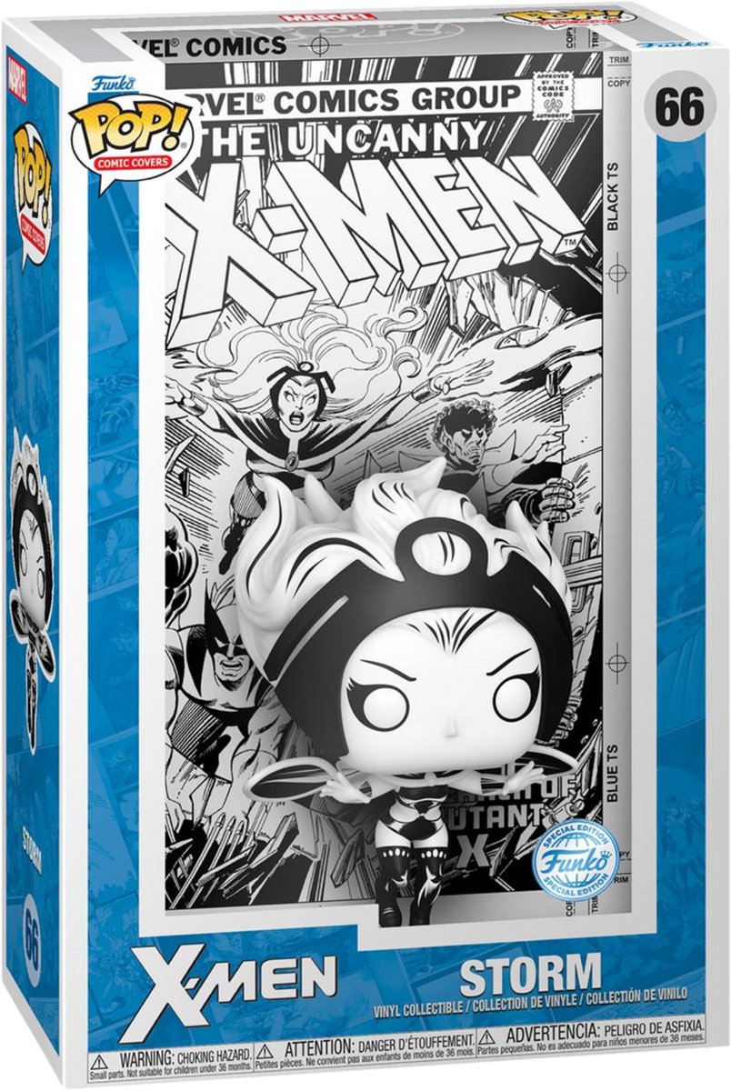 ¡Funko pop! portada del cómic marvel: x-men - exclusiva de tormenta 66