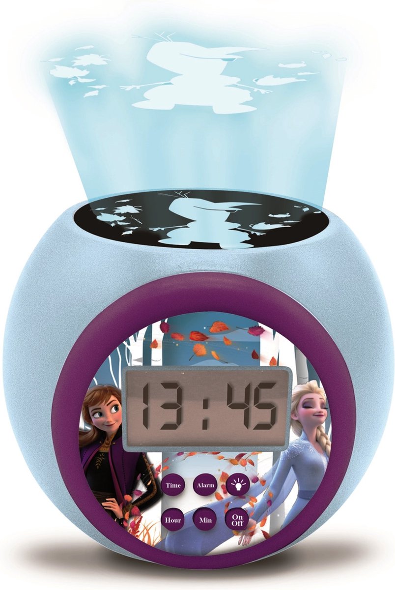 Sveglia con proiettore Frozen Lexibook e timer