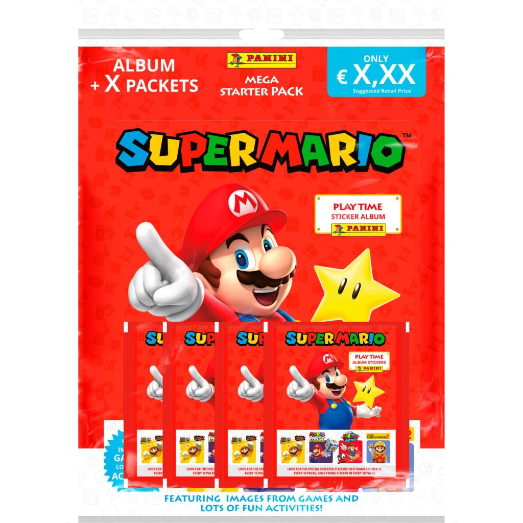 Pacchetto iniziale di adesivi Super Mario 2 | 2 pezzi