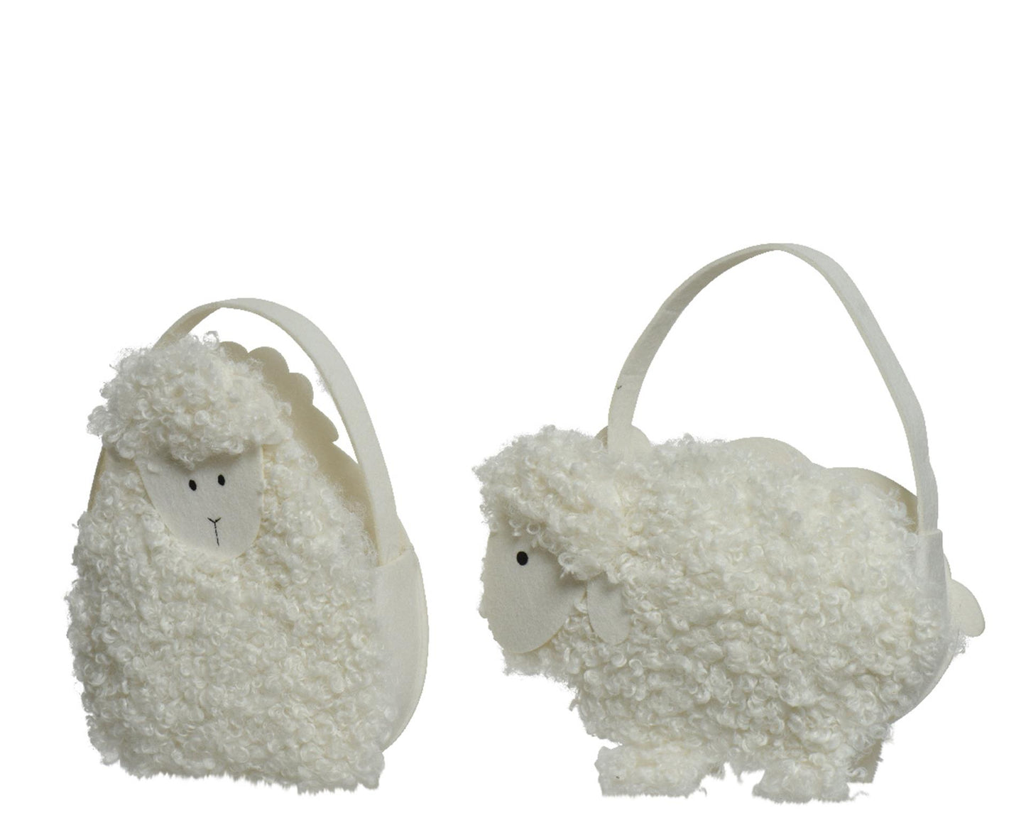 Borsa Decoris teddy pecora l7,5-l28-h28cm