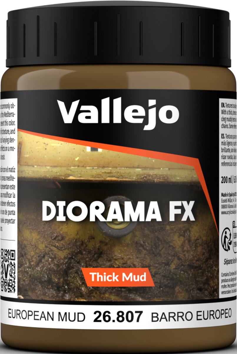 Vallejo val26807 european mud thick mud weathering effects - 200ml