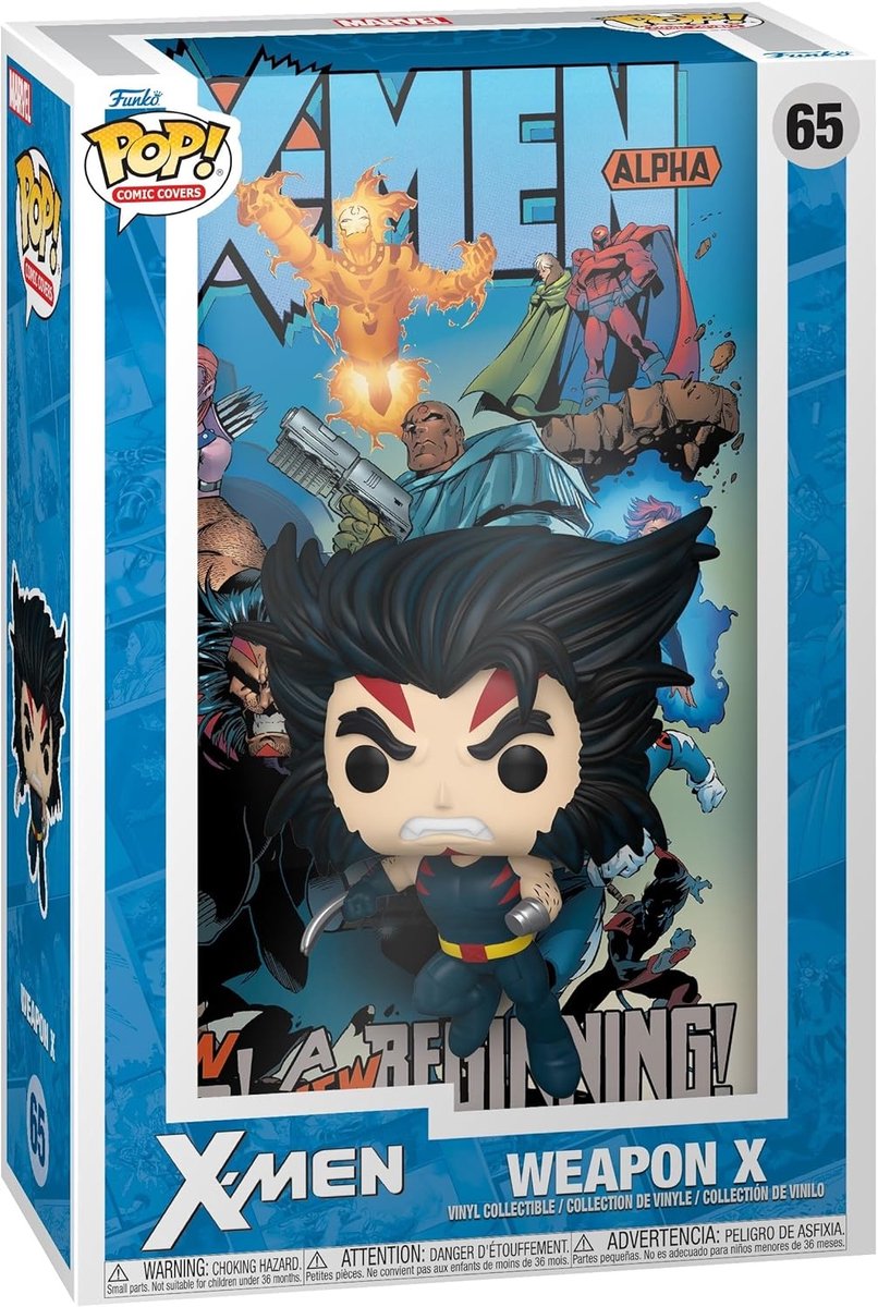 Portada del cómic funko pop: x-men - arma x pop #65