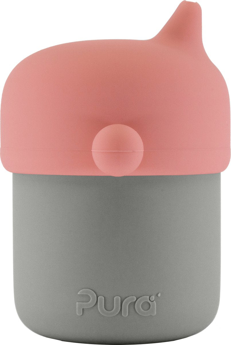 Pura my-my™ - silicone - tuitbeker - 150 ml - rose-grijs