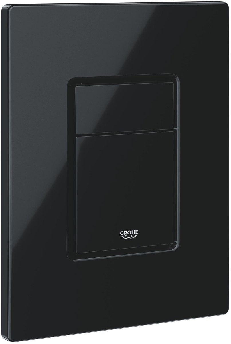 Placa de control Grohe Even - negro brillante