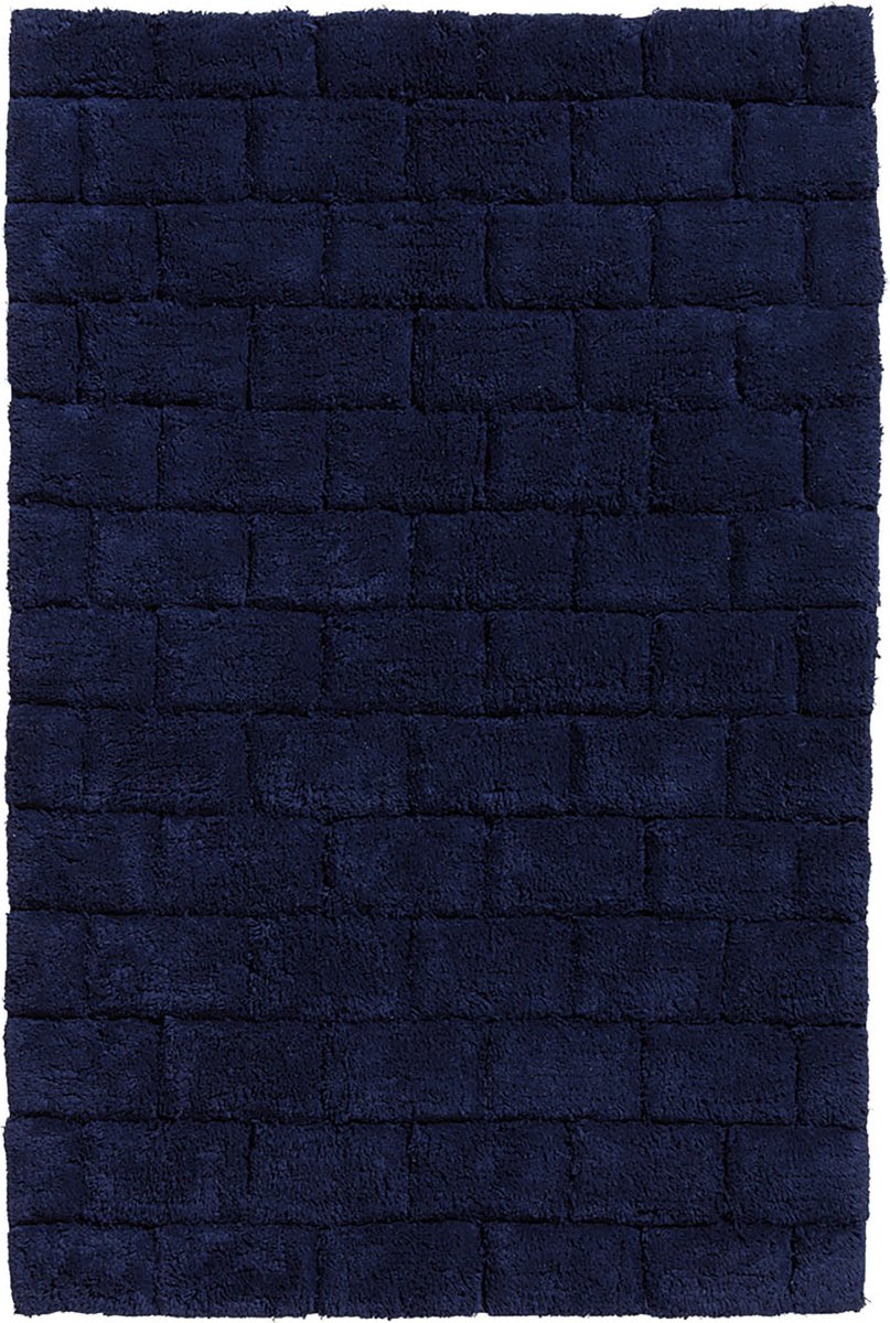 Metro Seahorse - alfombra de baño - 60x90 cm - índigo -