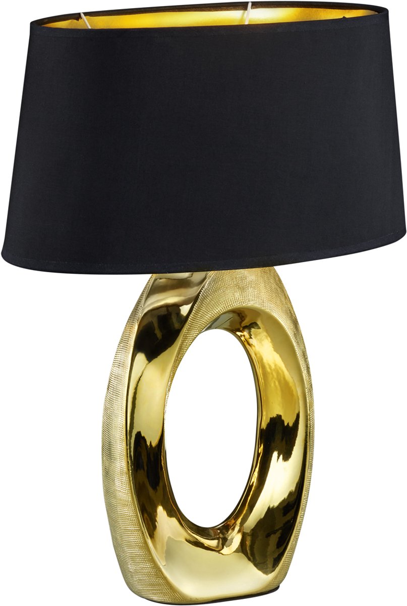 Rl vive tu luz realidad taba - lámpara de mesa - oro - excl. 1x e27 4,9 w - interruptor de cable