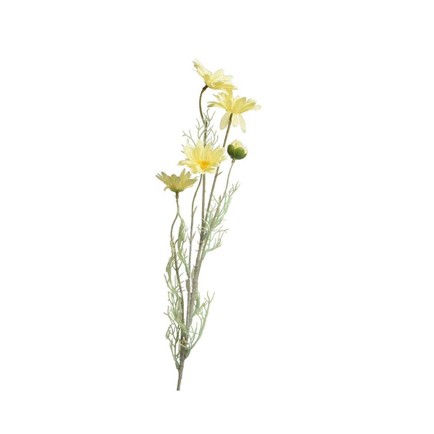 Decoris fiore artificiale margherita h78cm giallo