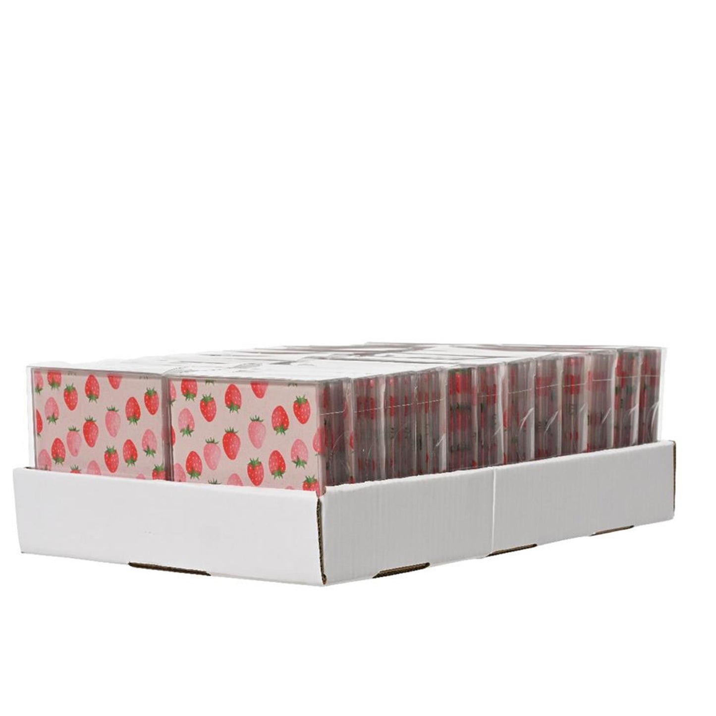 Sottobicchiere Decoris fragola in vetro 9x9cm