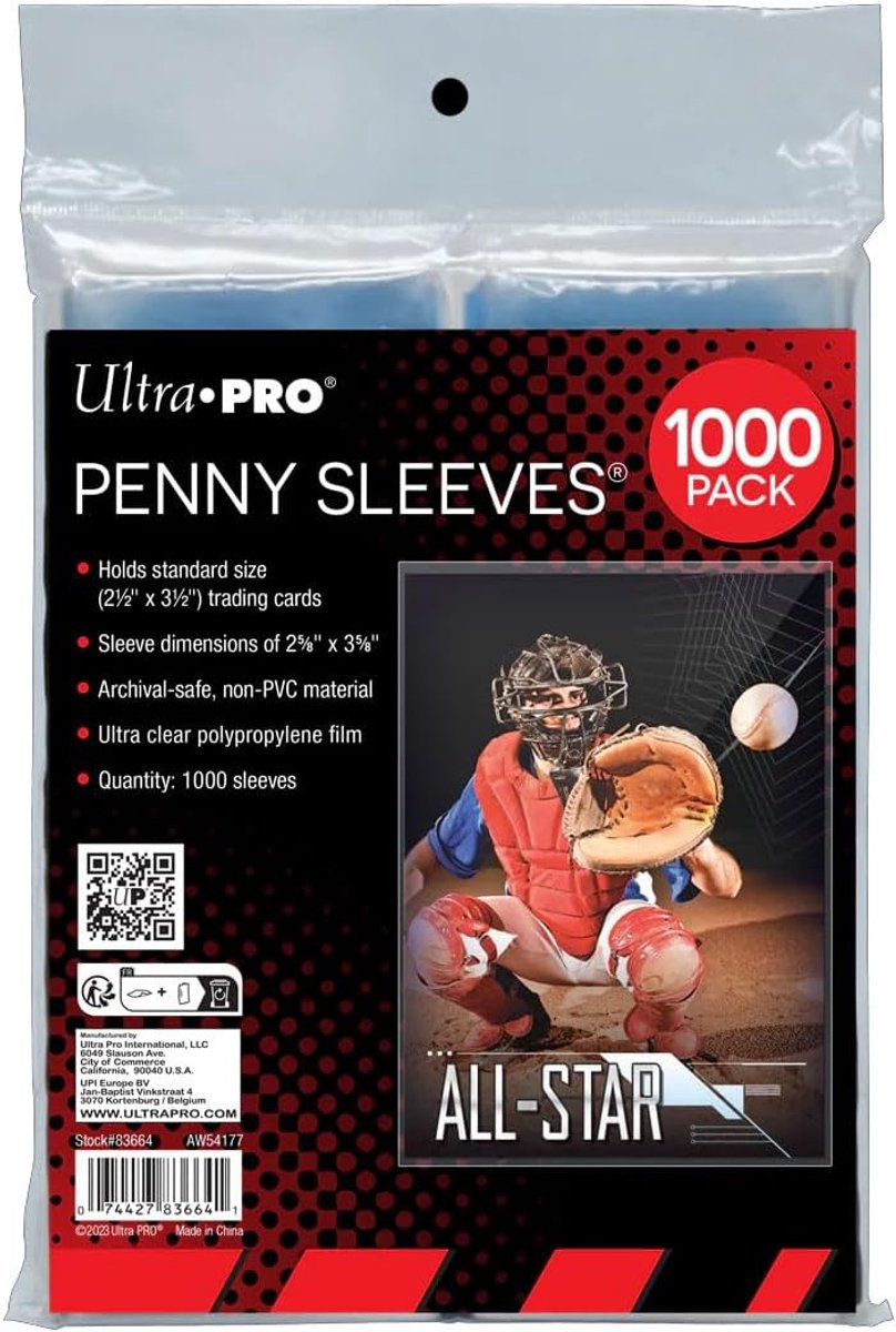 Ultrapro ultra pro - fundas económicas paquete de 1000x tamaño estándar