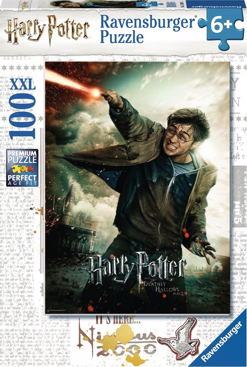Puzzle Ravensburger pezzi xxl - Harry Potter - 100 pezzi.