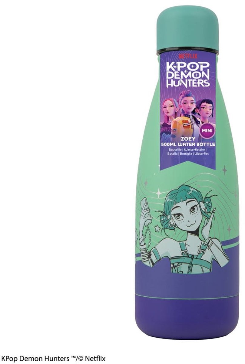 Cinereplicas kpop demon hunters mini water bottle zoey kitchen- and tableware