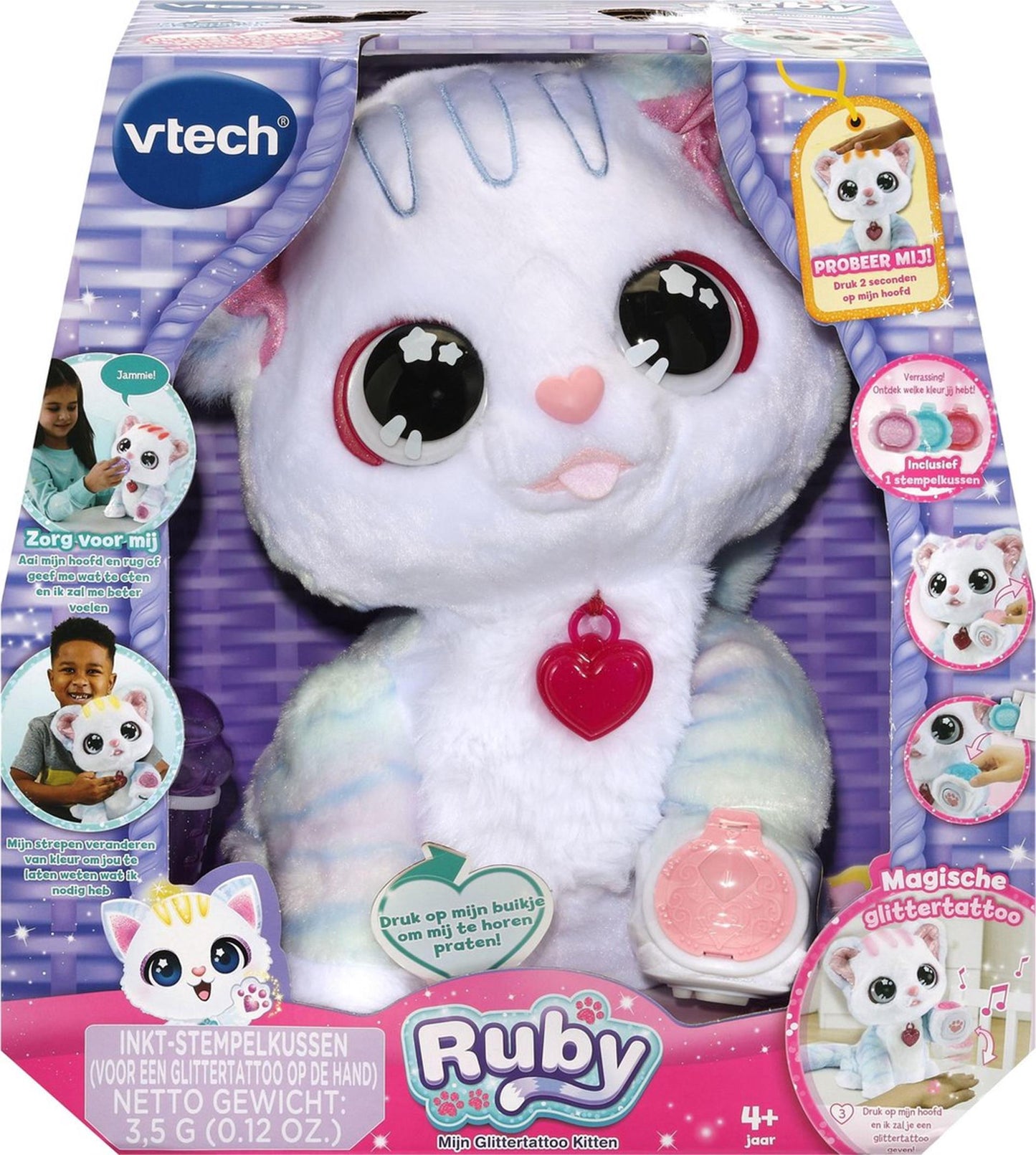 Rubino Vtech, il mio gattino con tatuaggi glitterati