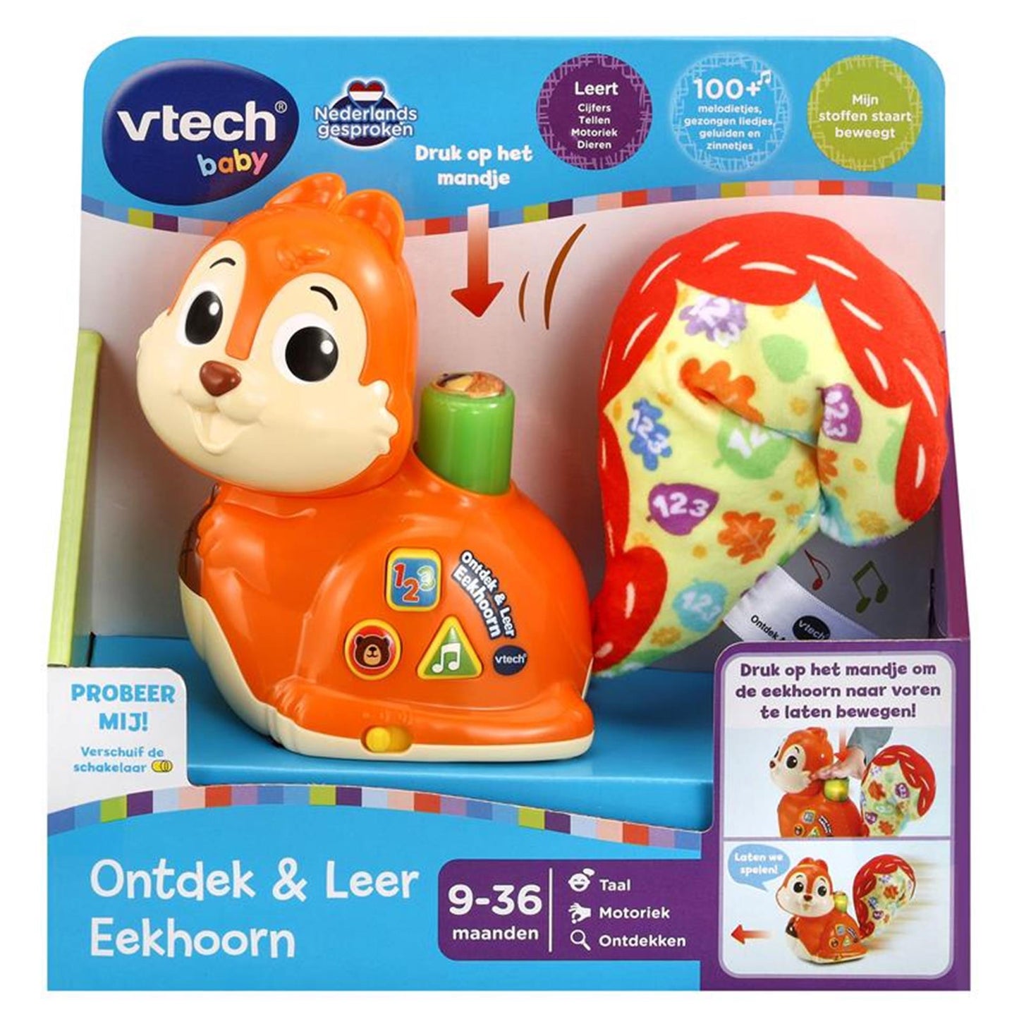Vtech Baby Discover Squirrel de cuero