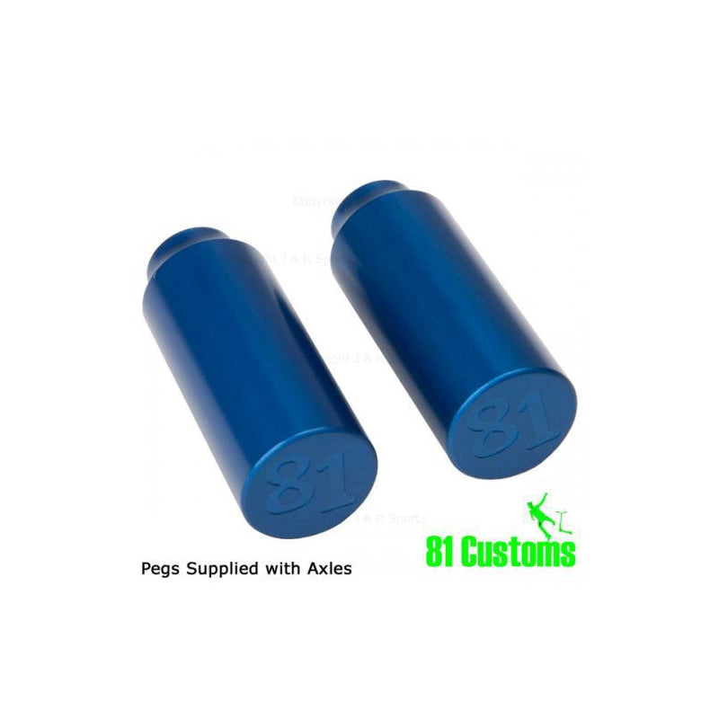 81 paia di picchetti personalizzati - blu