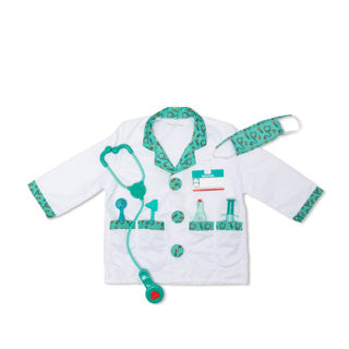 Set di costumi per il gioco di ruolo da dottoressa di Melissa Doug