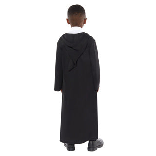 Child costume harry potter robe with 4 velcro hous