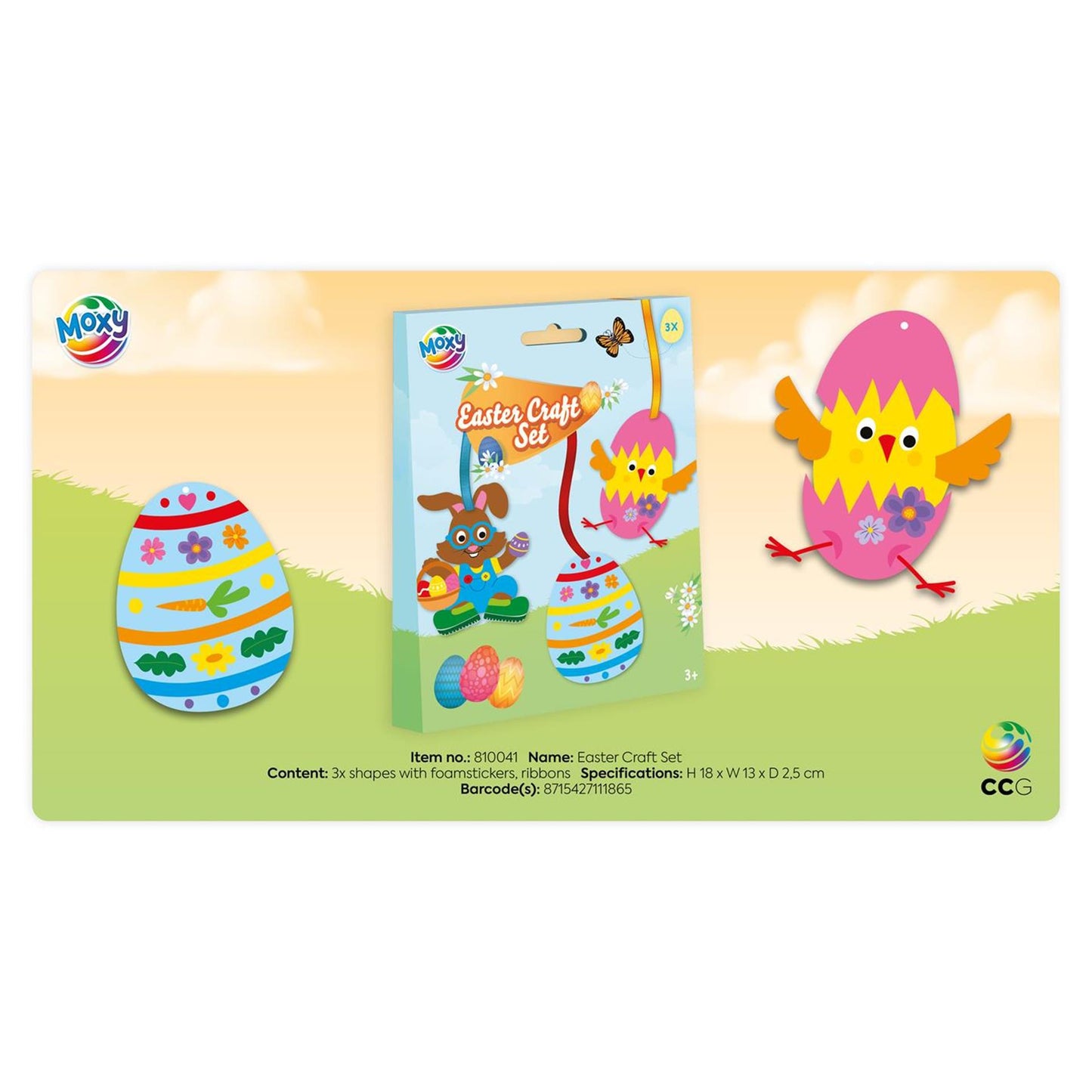 Grafix ganci pasquale set artigianale coniglio, pulcino uovo