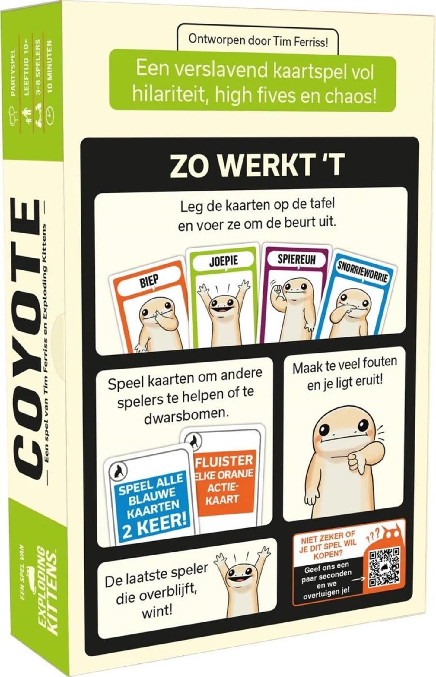 Gioco di carte per feste Asmodee Coyote (versione nl)