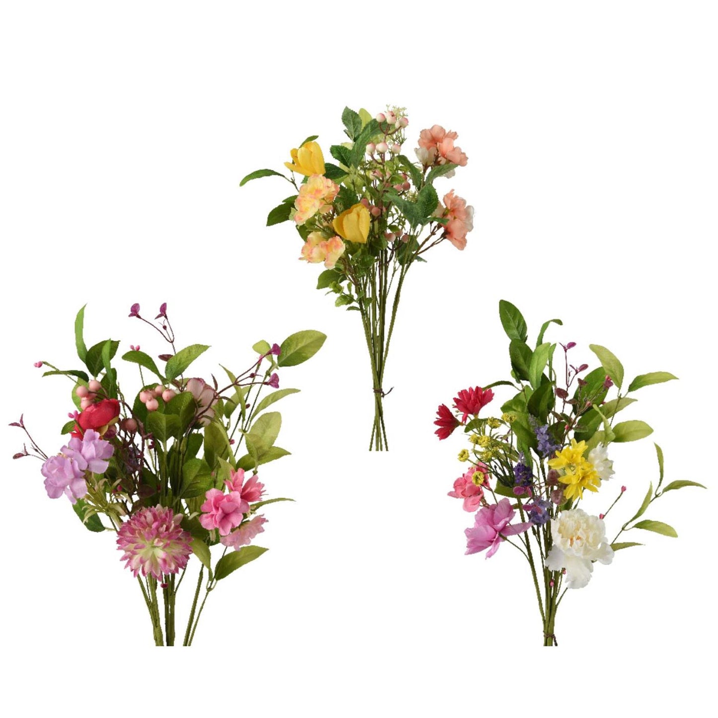 Decoris bouquet estivo di fiori artificiali h70cm