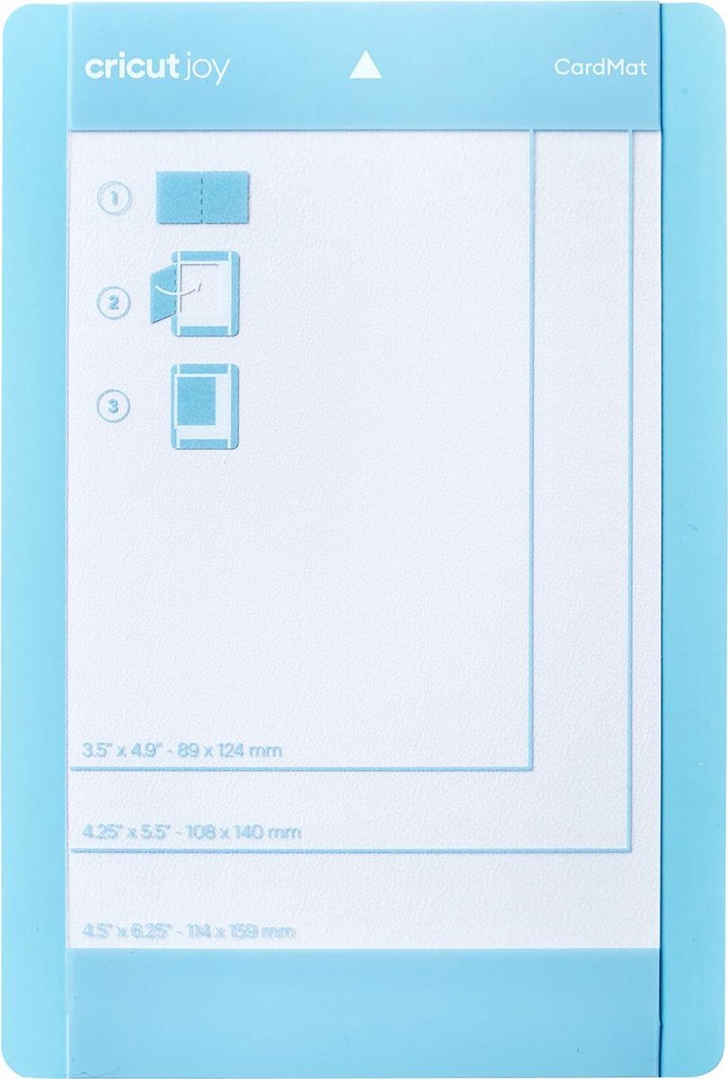 Cricut 11,4 x 15,9 cm snijmat lichtblauw