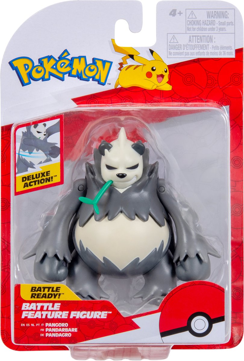 Pokemon Battle Feature Figure (pangoro) ondata 21 | 2 pezzi