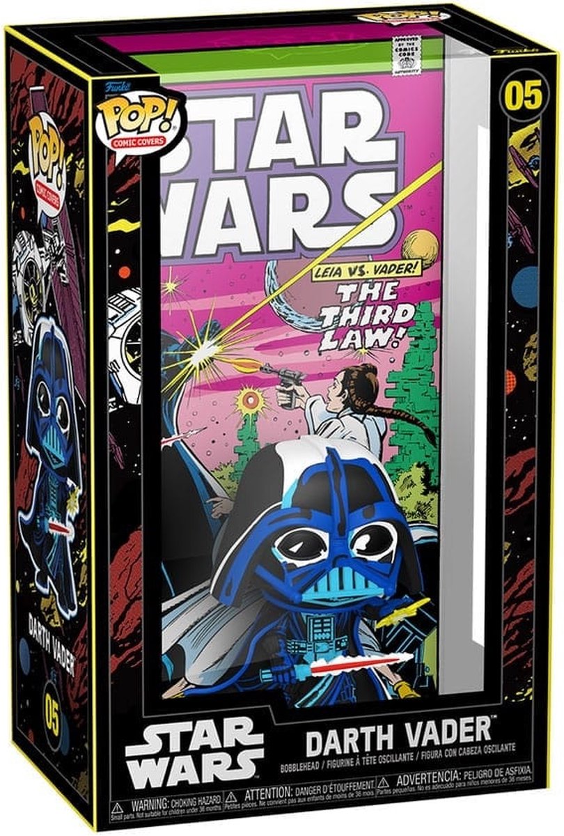 Portada cómic funko pop: star wars - darth vader pop #05