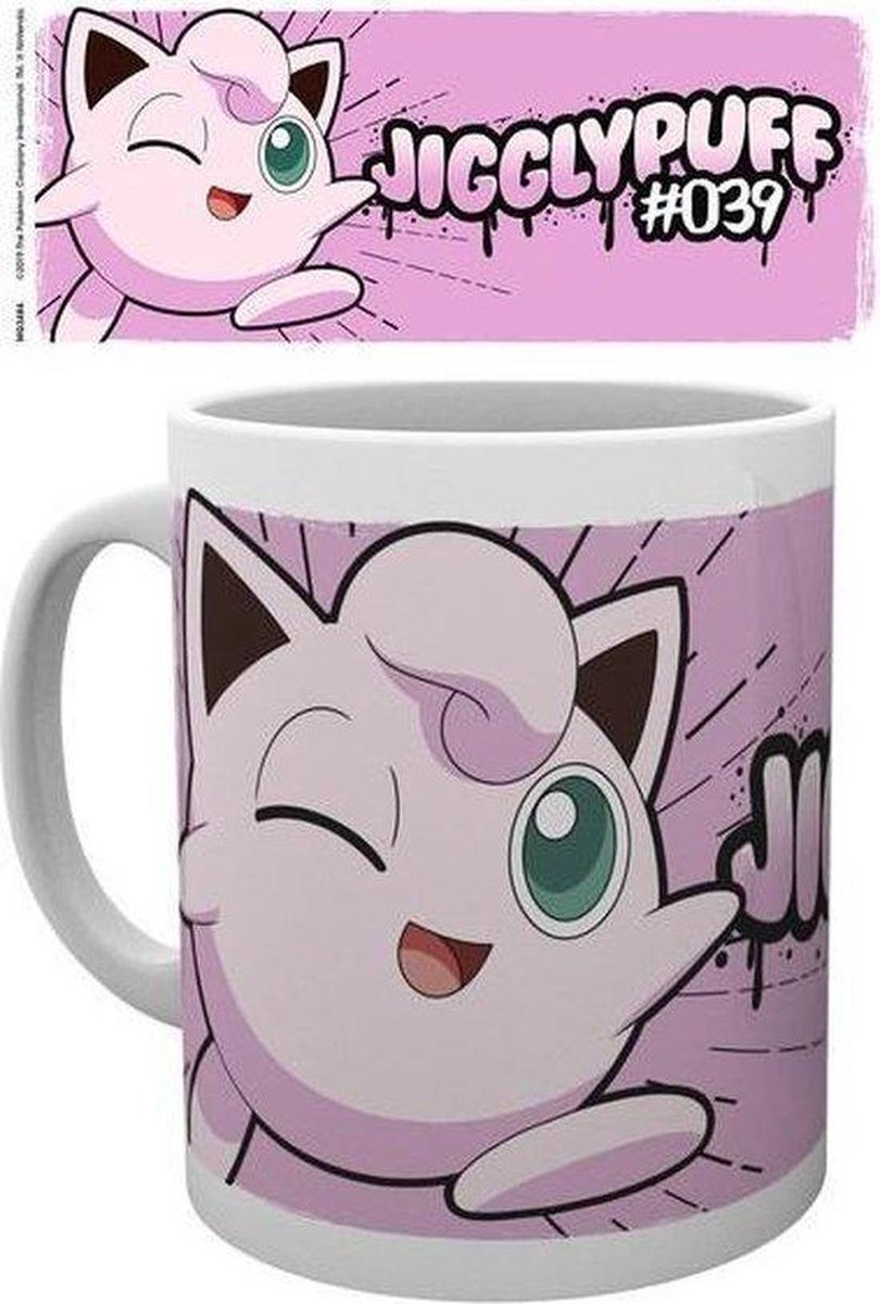 Taza cómic pokemon jigglypuff pokemon