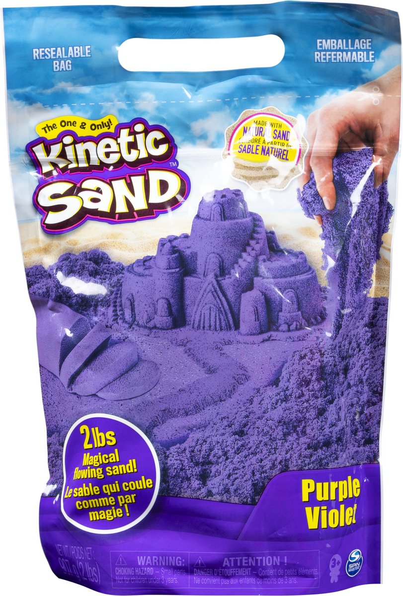 Borsa Spinmaster Kinetic Sand color viola 907 grammi