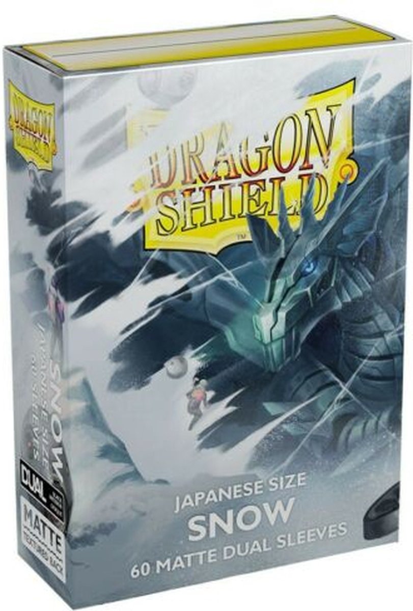 Dragonshield 60 scatola giapponese neve doppia opaca