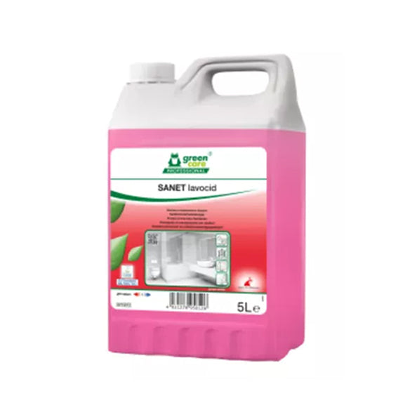 Limpiador sanitario profesional green care sanet lavocid (5 litros)