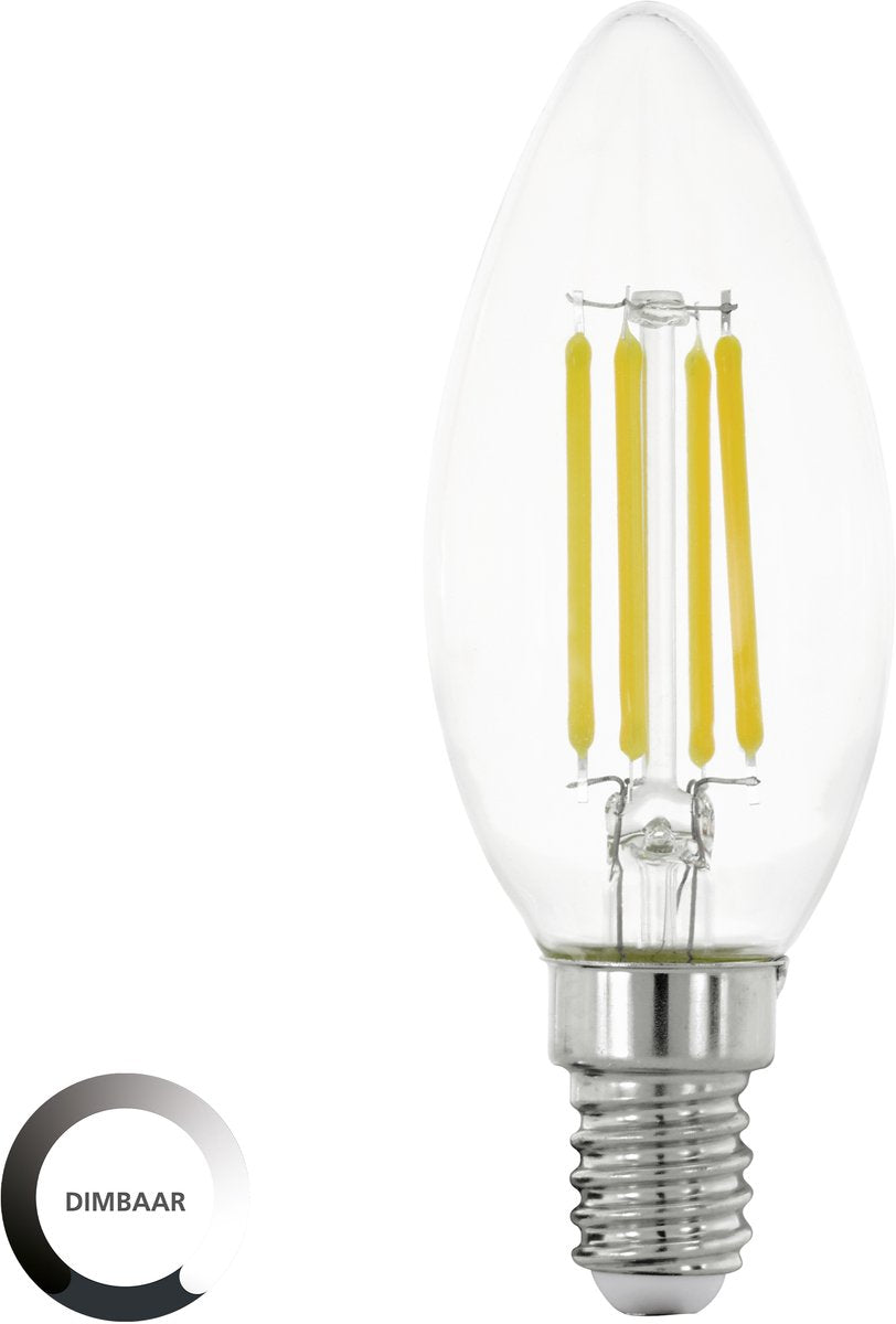 Lampada LED Eglo - E14 - ø 3,5 cm - trasparente - 806 lumen - 2700k - dimmerabile