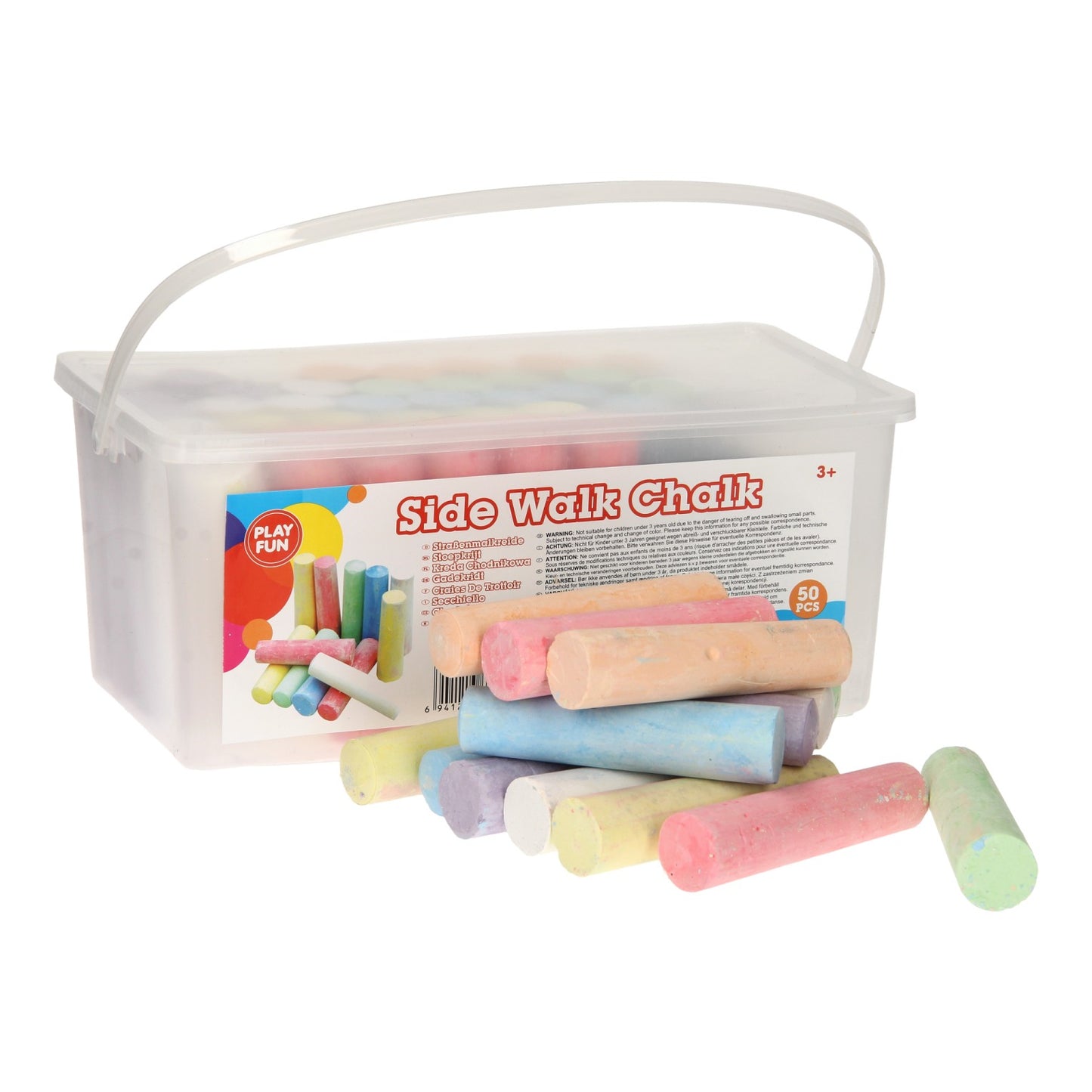Playfun Sidewalk Chalk en Emmer, 50º.