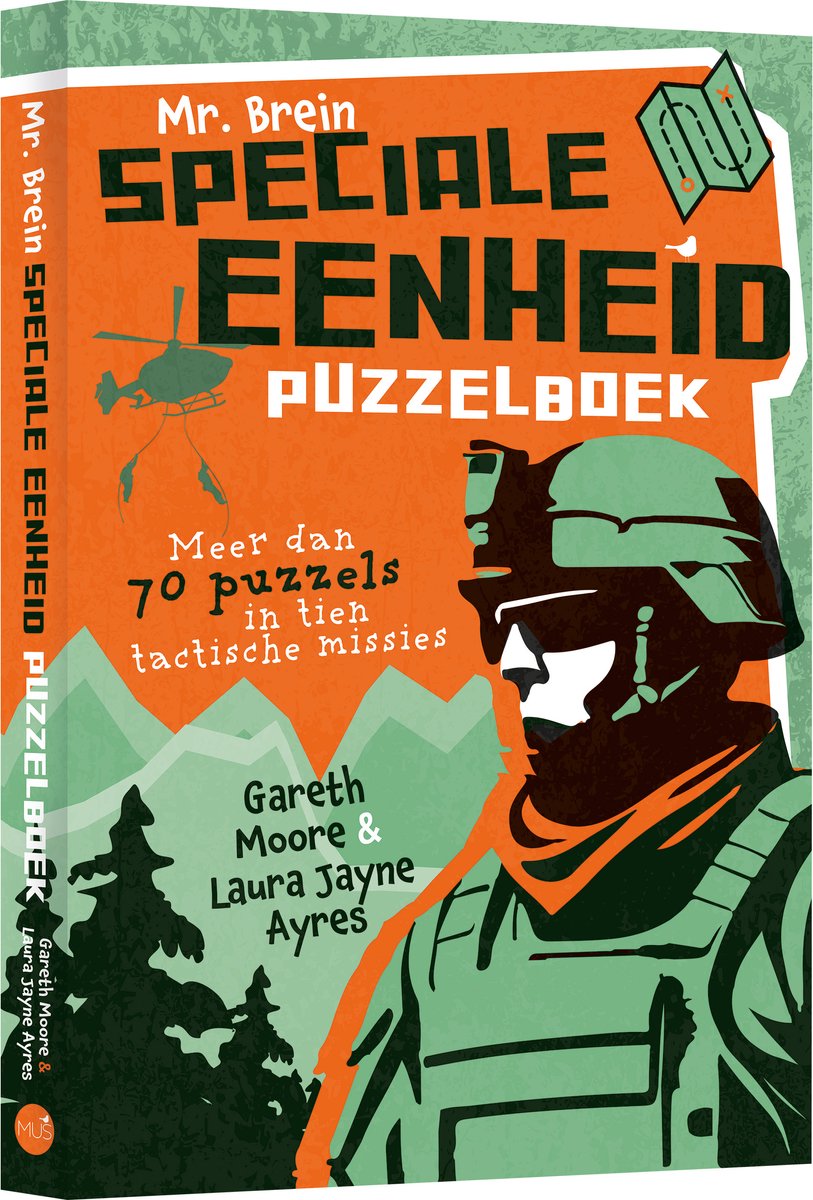 Libro puzzle dell'editore Kluitman Mr. Brain Special Unit