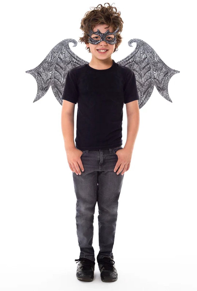 Piccole avventure - set maschera drago nero - ali