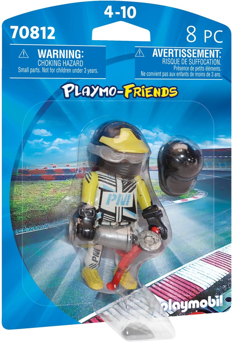 Playmobil playmo-friends - autocoureur - 70812