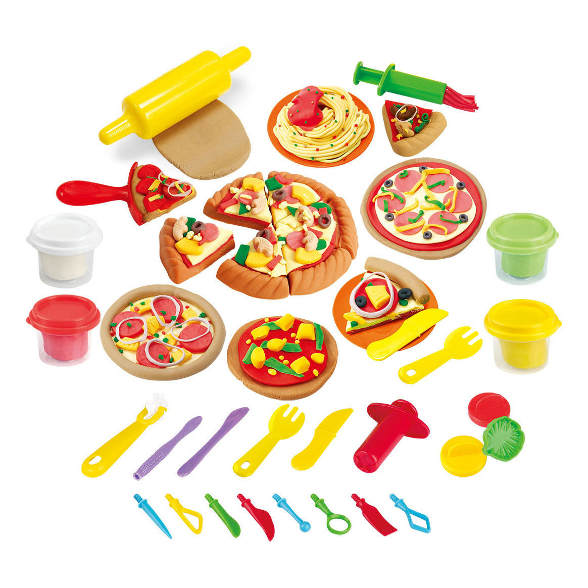 Juega mi propia Pizzeria Kleiset, 4 frascos de arcilla