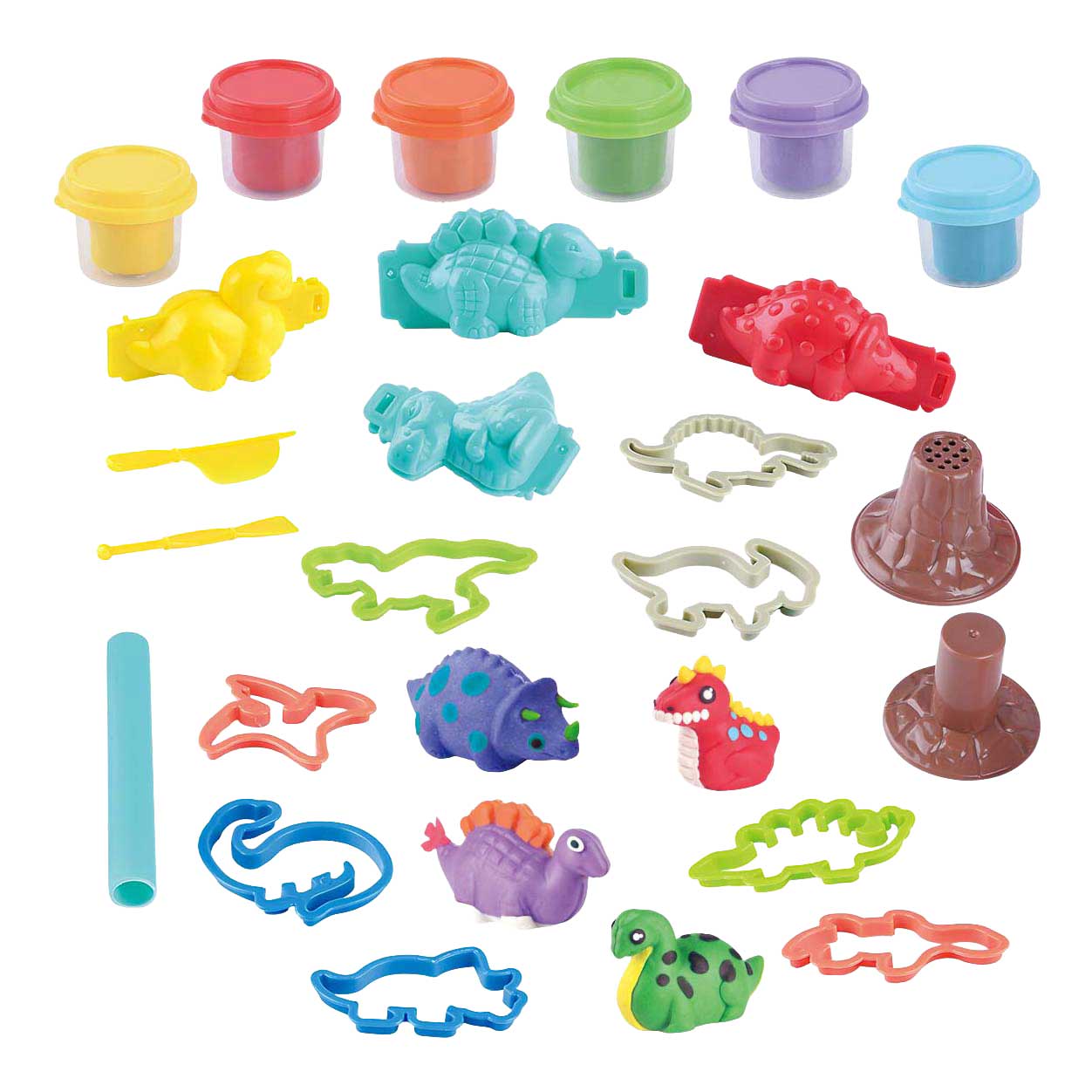 Play Play Party Kleiset, 6 Pots de arcilla