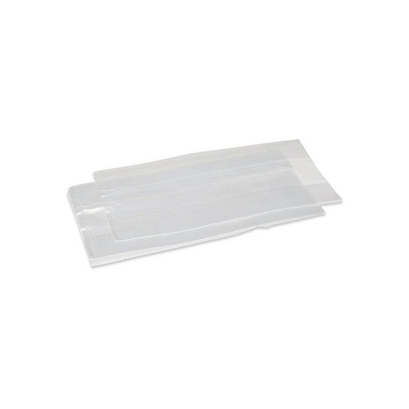 Borsa per fisarmonica LDPE 16+(2x5) x 35 cm trasparente T18
