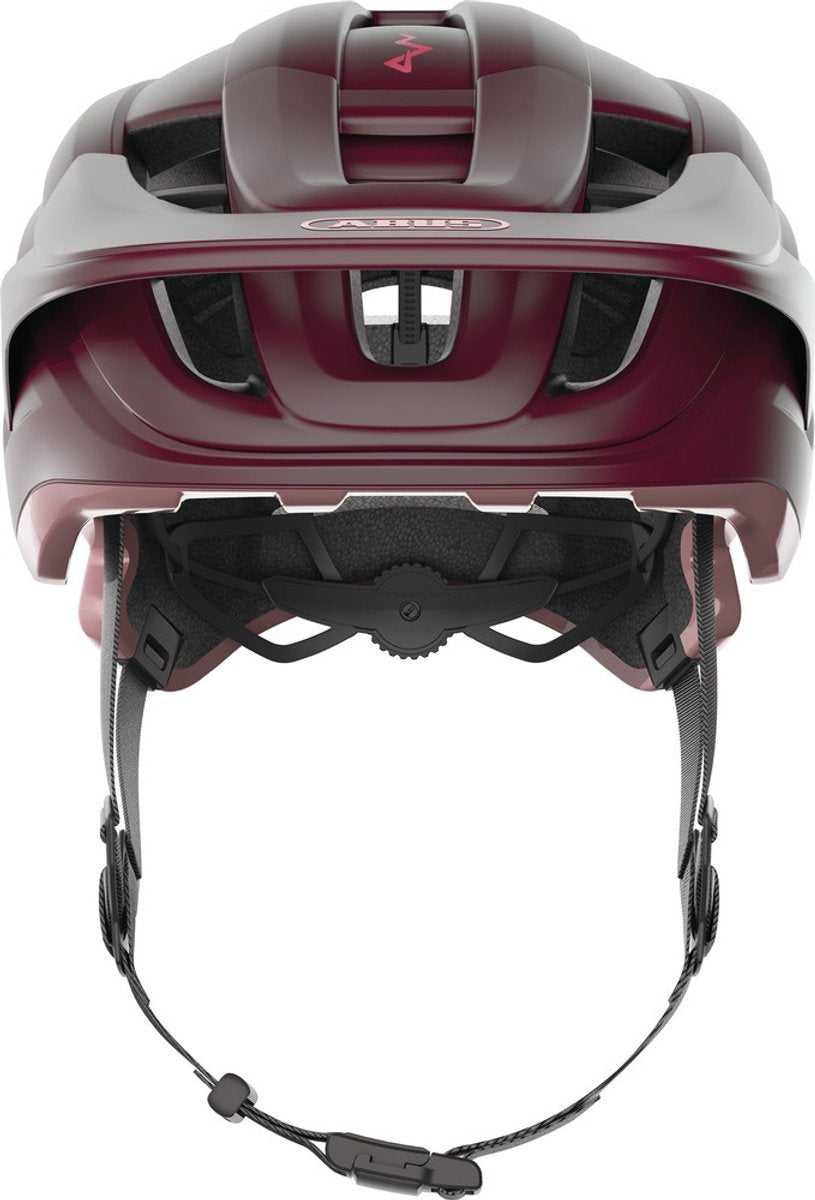 Abus fietshelm cliffhanger wildberry red s - 51-55 cm - rood - geschikt voor gebruik op mountainbikes - 300 g