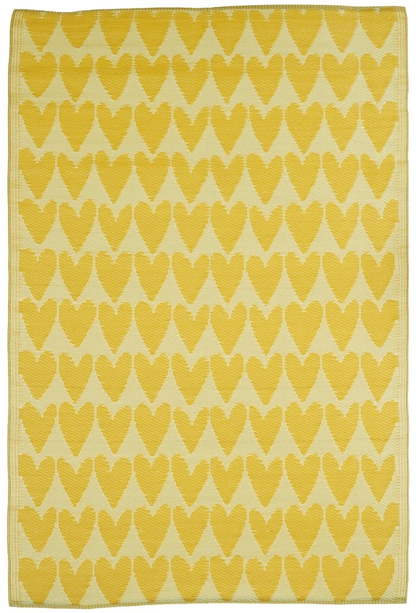 Tappeto da esterno con decorazioni Mica - l180 x l120 cm - verde