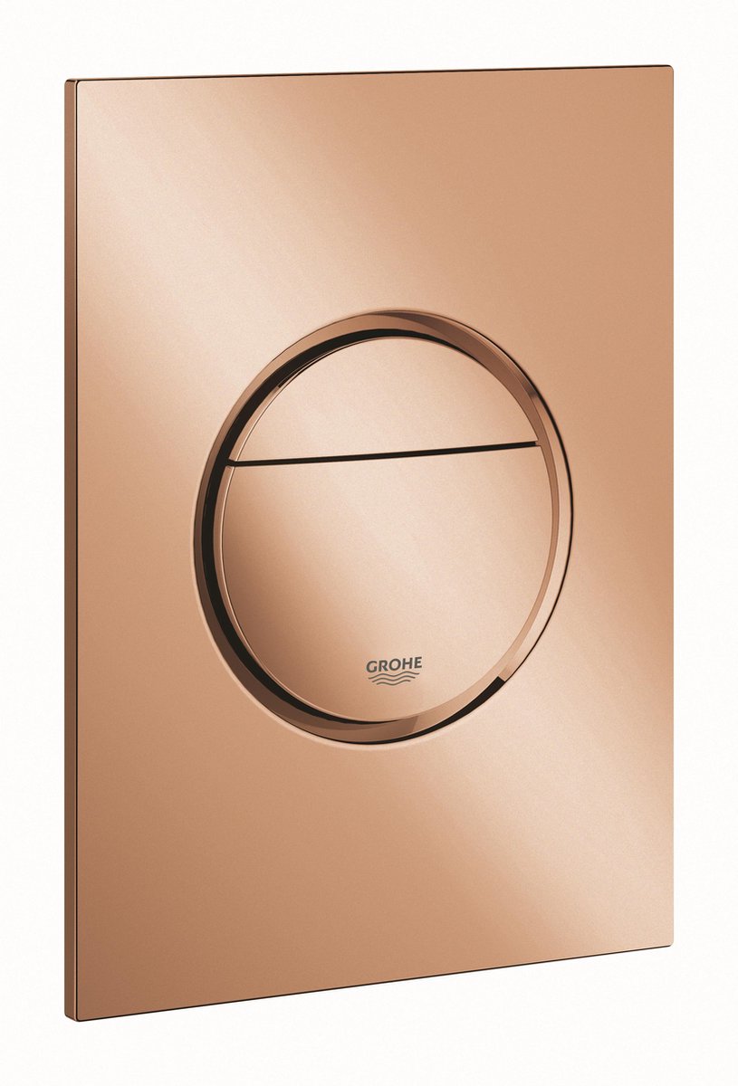 WC a pannello Grohe nova cosmopolitan s - verticale - doppio scarico - eco - warm Sunset (bronzo lucido) - slim size