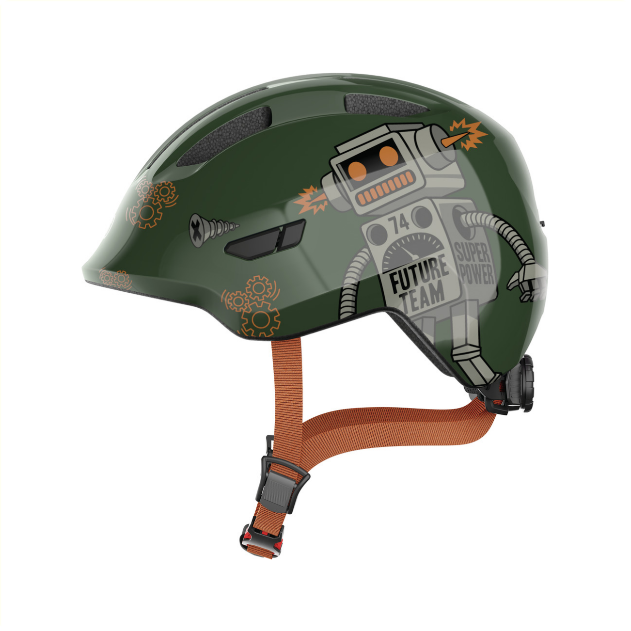 Casco Abus Smiley 3.0 Verde robo M 50-55cm