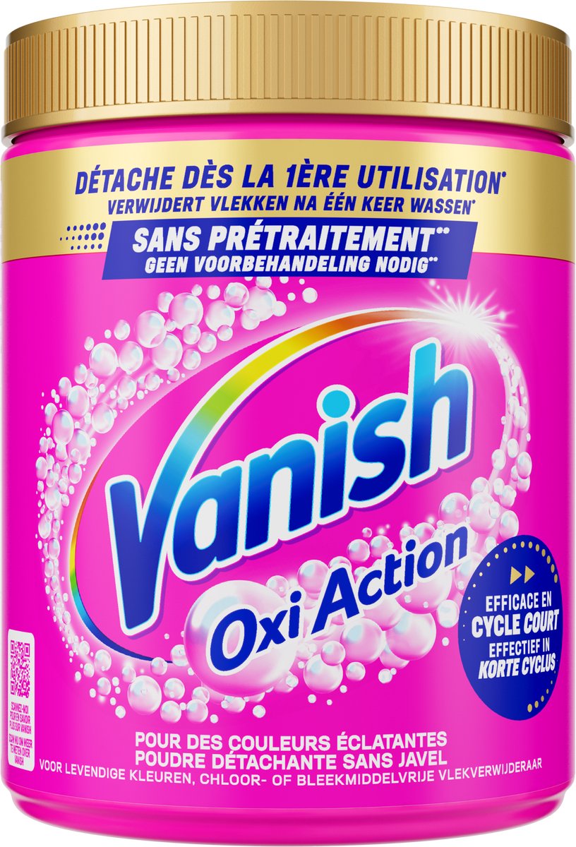 Polvo quitamanchas Vanish oxi action - cera coloreada - 940g
