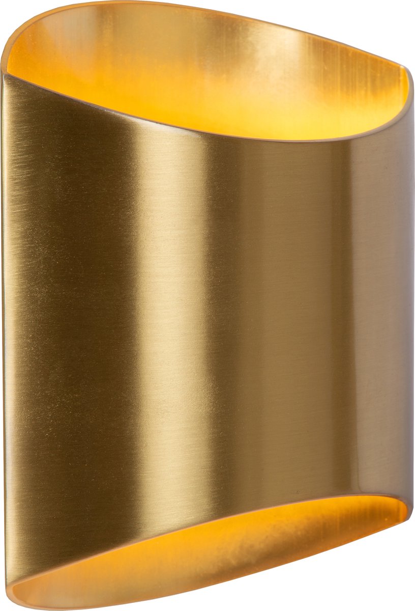 Lucide diletta - wandlamp - 1xg9 - mat goud messing
