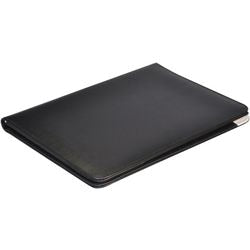 Luxe conferentiemap monolith 2925 a4 zwart leder