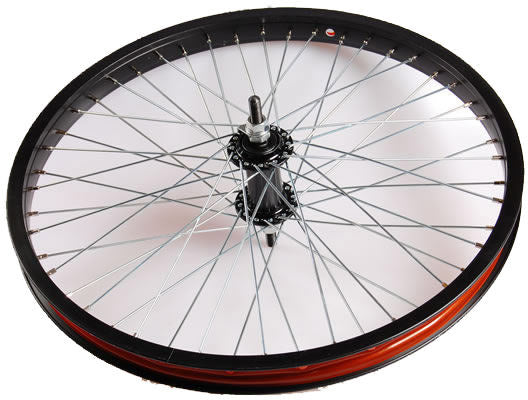 ruota anteriore 20 x 1,75 alluminio 48 spaaks nero
